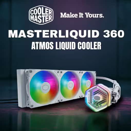 Cooler Master MasterLiquid 360 Atmos White Liquid Cooler