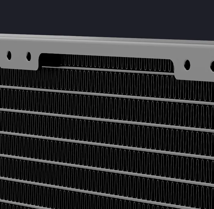 High-Efficiency Radiator with Dense Fins for MasterLiquid 360 ION