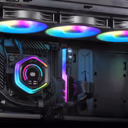 Cooler Master MasterLiquid 360 Ion AIO — 2.1" LCD Pump, 360mm Radiator - image 3