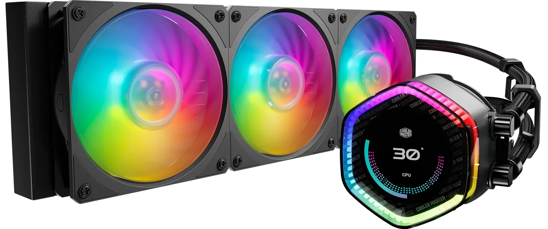 MasterLiquid 360 ION with LCD Display – Premium Gaming Cooler