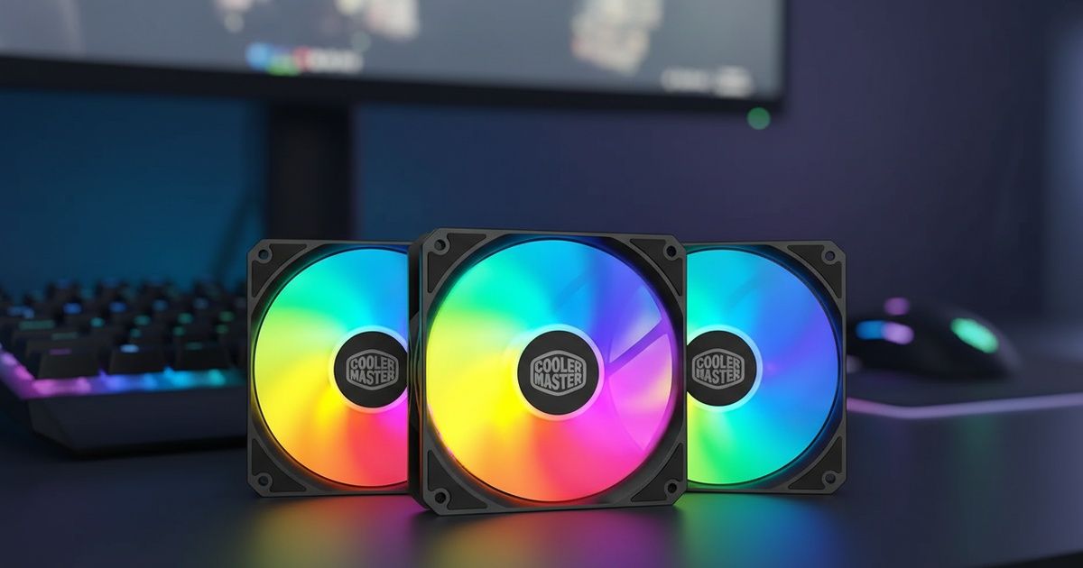 Cooler Master MF120 Lite ARGB 3-Pack — Quiet 1750 RPM Fans