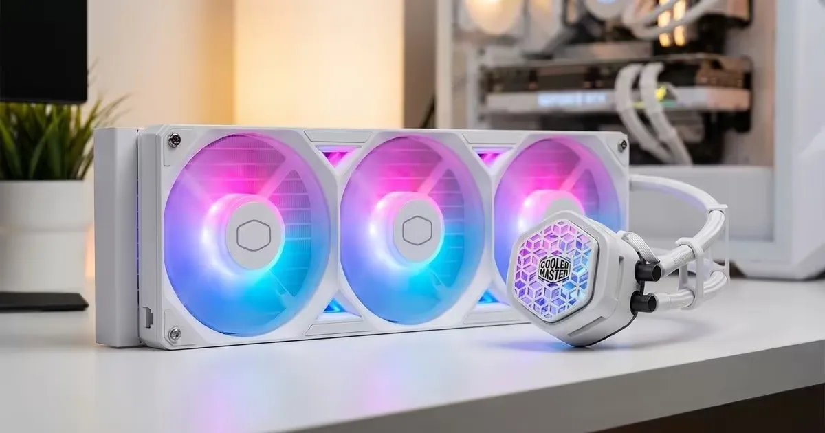Cooler Master ML Atmos II 360 VRM Liquid Cooler - White | Evetech