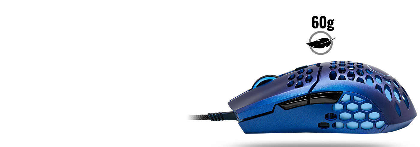 Cooler Master MM711 Gaming Mouse - Metallic Blue - Best Deal