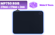 Cooler Master MP750 RGB Medium Mouse Pad — Microscopic Mesh, Water Repellent - image 1