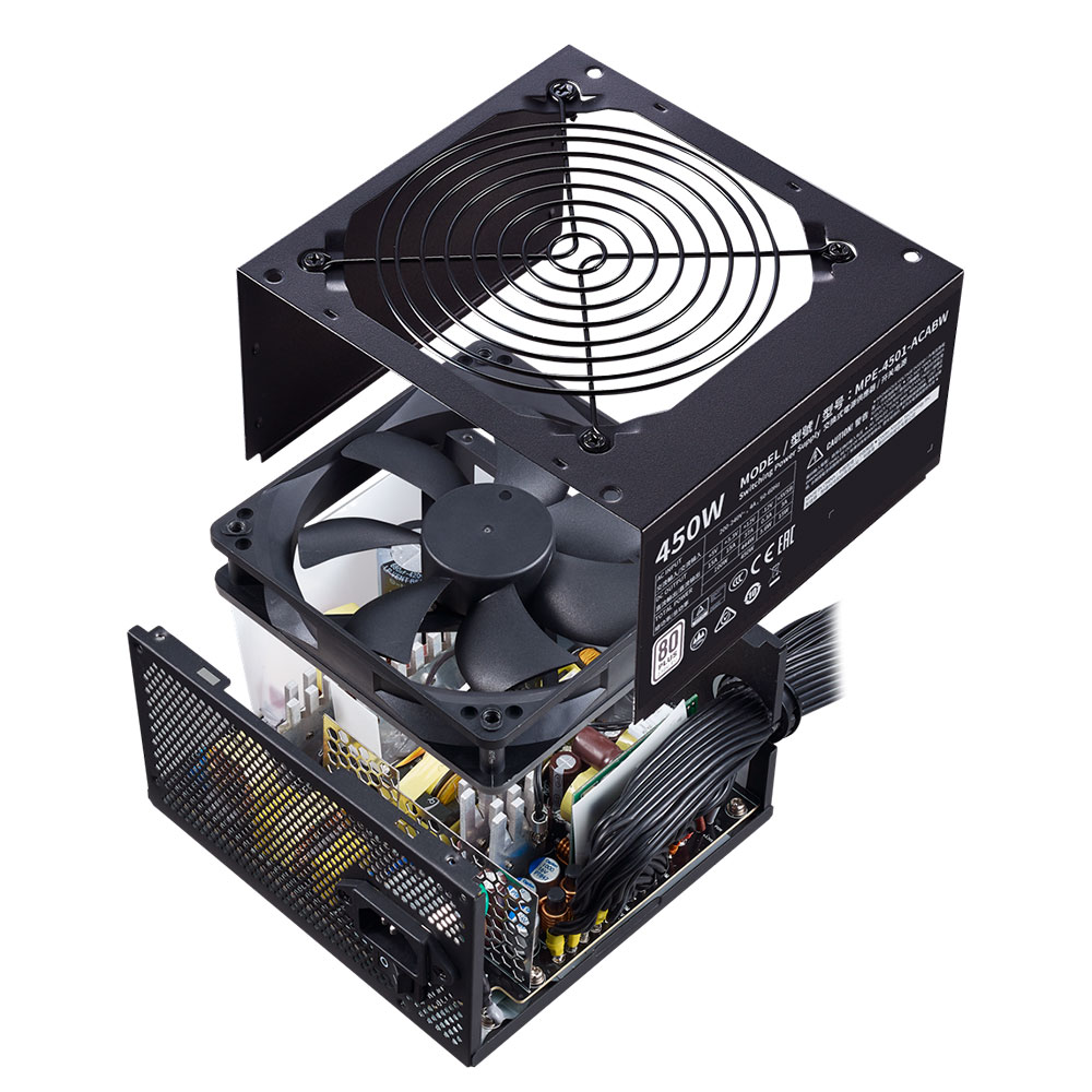 Cooler Master MWE 450W 80 Plus Power Supply | Reliable & Efficient