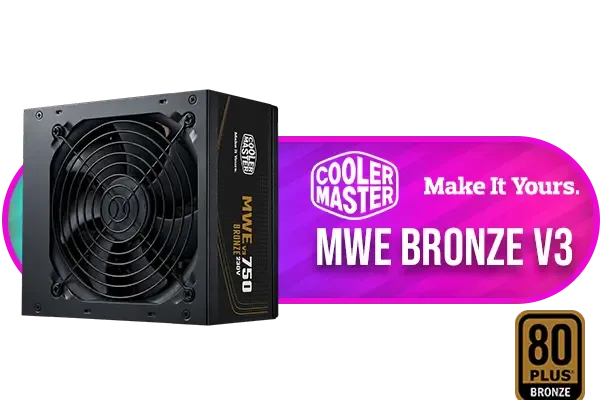 Cooler Master MWE Bronze V3 750W Power Supply