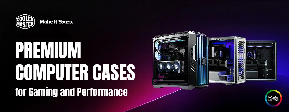 Cooler Master Premium Computer Cases for Gaming and Performance