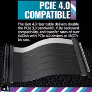 Cooler Master MCA-U002R PCIe 4.0 x16 200mm Riser Cable - image 9