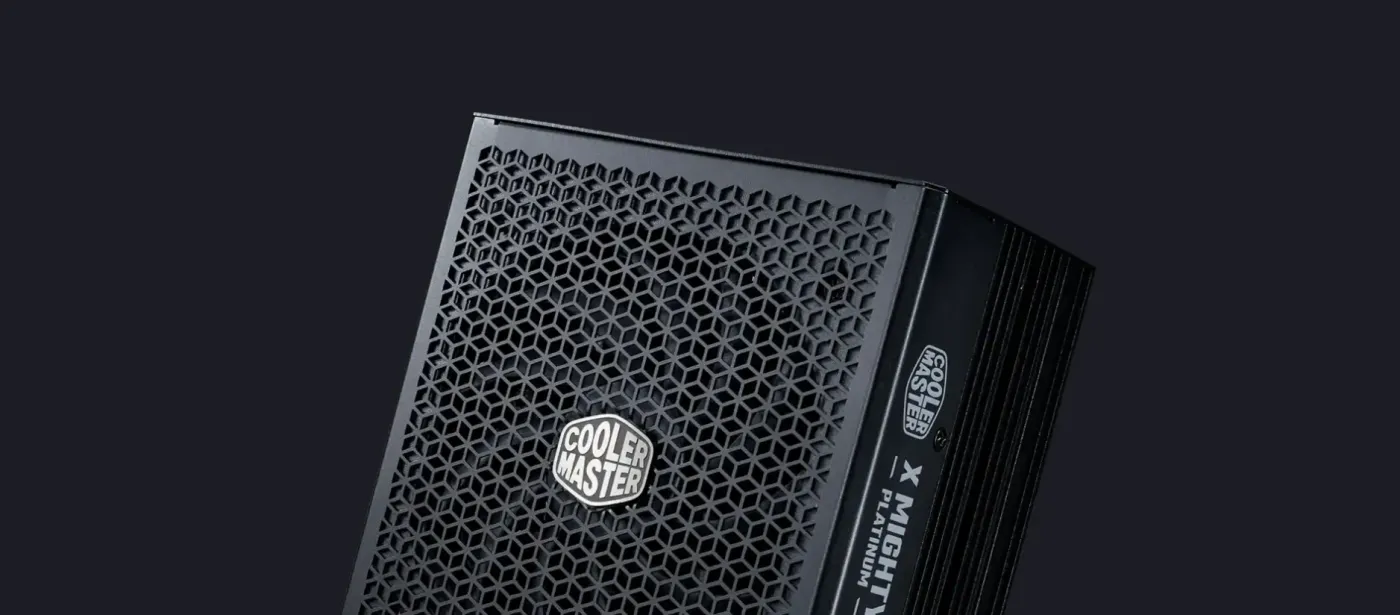 Cooler Master X Mighty 2000W power supply shown from the front