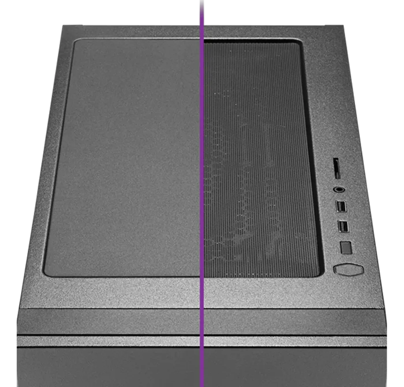 Detachable acoustic dampening top cover and matching magnetic dust filter
