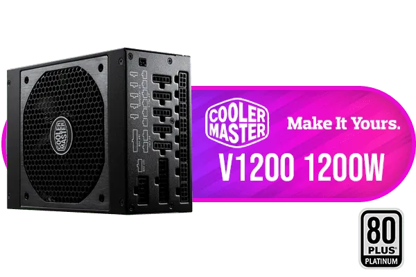 CoolerMaster V1200 1200W Fully Modular Power Supply