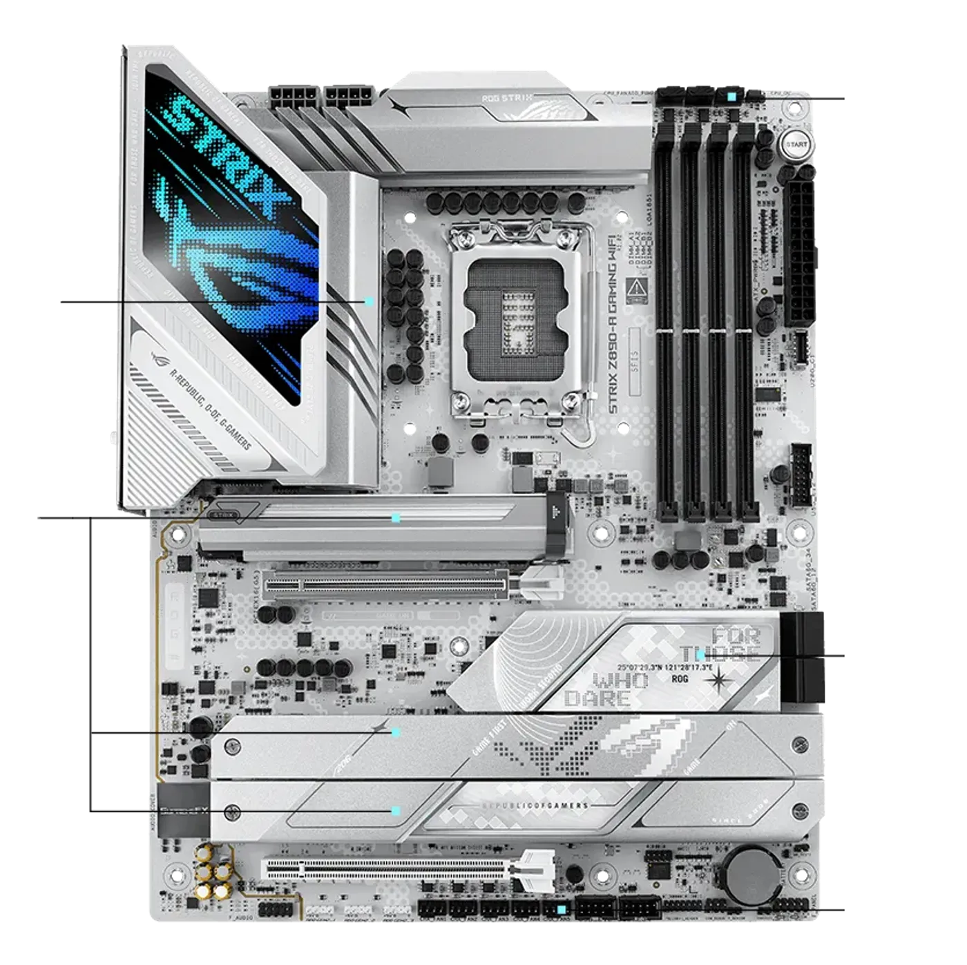 Strix Z890-A cooling specifications
