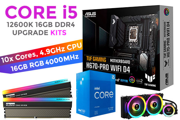 Core i5-12600K TUF GAMING H670-PRO Wi-Fi D4 16GB RGB 4000MHz