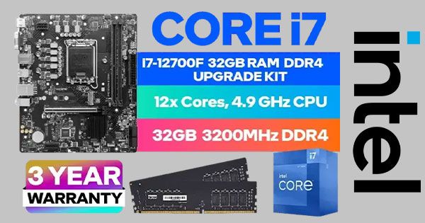 Upgrade Your System with Core i7 12700F PRO B760M-E DDR4 32GB