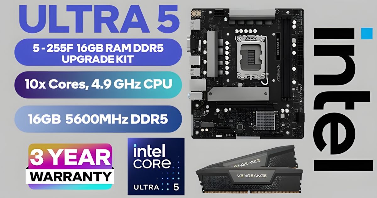 Core Ultra 5 Upgrade Kit - Boost Your PC's Performance | Evetech