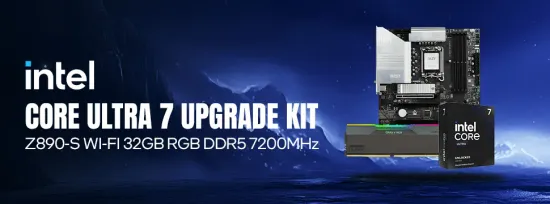 Intel Core Ultra 7 265KF Z890-S Wi-Fi 32GB RGB DDR5 7200MHz Upgrade Kit