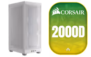 Corsair 2000D Airflow Mini-ITX PC Case in White - image 1