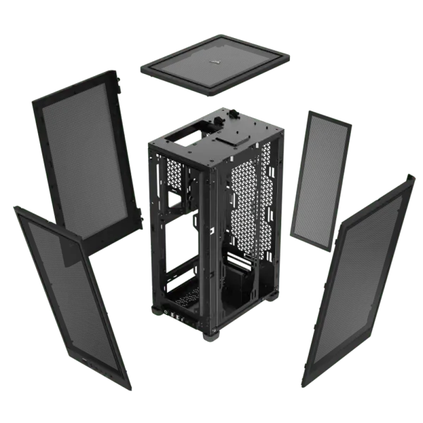 Corsair 2000D Airflow Mini-ITX PC Case - Compact Black Design for