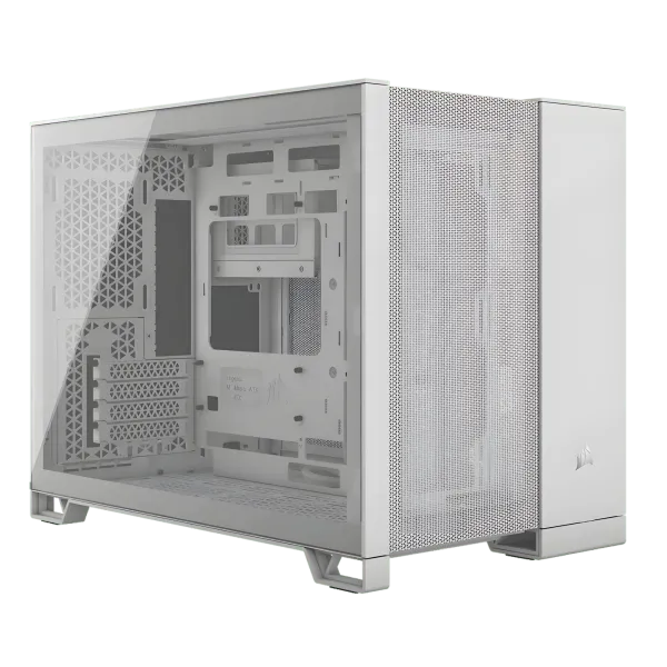 Corsair 2500D AIRFLOW Mid-Tower Case — White, Dual-Chamber | Evetech
