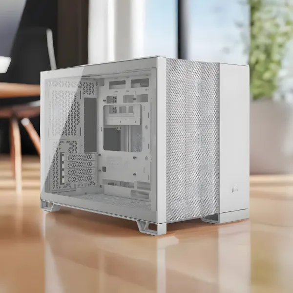 Corsair 2500D AIRFLOW Mid-Tower Case — White, Dual-Chamber | Evetech