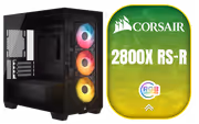 Corsair 2800X RS-R ARGB Micro-ATX PC Case - Black