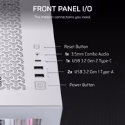CORSAIR 3500X ARGB Mid-Tower Case – White, USB-C, 360mm - image 11