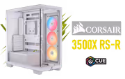 CORSAIR 3500X ARGB Mid-Tower Case – White, USB-C, 360mm - image 1