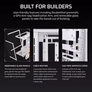 CORSAIR 3500X LX-R RGB Mid-Tower Case — White, USB-C - image 12