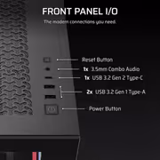CORSAIR 3500X LX-R RGB Mid-Tower Case — Tempered Glass, USB-C - image 8