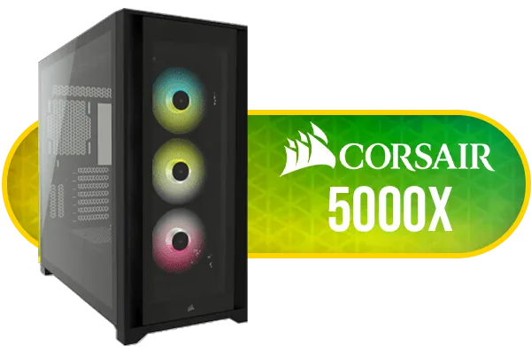 Corsair 5000X RGB Gaming Case - Black