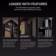 CORSAIR AIR 5400 LX-R RGB Triple-Chamber Mid-Tower Case - image 5