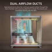 CORSAIR AIR 5400 LX-R RGB Mid-Tower Case — White, High Airflow - image 3