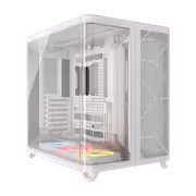 CORSAIR AIR 5400 LX-R RGB Mid-Tower Case — White, High Airflow - image 2