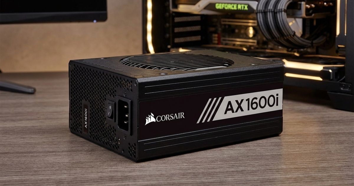 Corsair AX1600i 1600W Titanium Digital ATX Power Supply | Evetech
