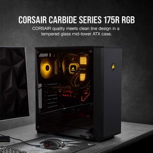 Corsair Carbide 175R RGB Gaming Case - Black - Best Deal - South Africa - image 9