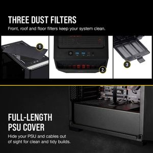 Corsair Carbide 175R RGB Gaming Case - Black - Best Deal - South Africa - image 11
