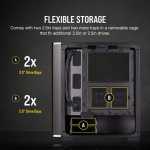 Corsair Carbide 175R RGB Gaming Case - Black - Best Deal - South Africa - image 14