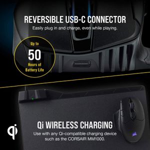 Corsair DARK CORE RGB PRO Wireless Gaming Mouse - Precision & Performance - image 17