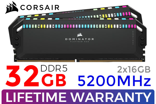 Corsair Dominator Platinum RGB 32GB DDR5 5200MHz - Best Deal