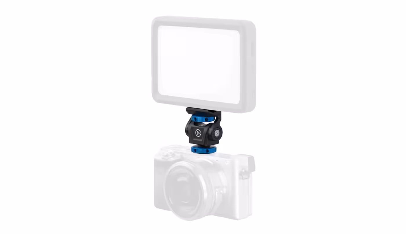 Corsair Elgato Cold Shoe universal mount shown from the front