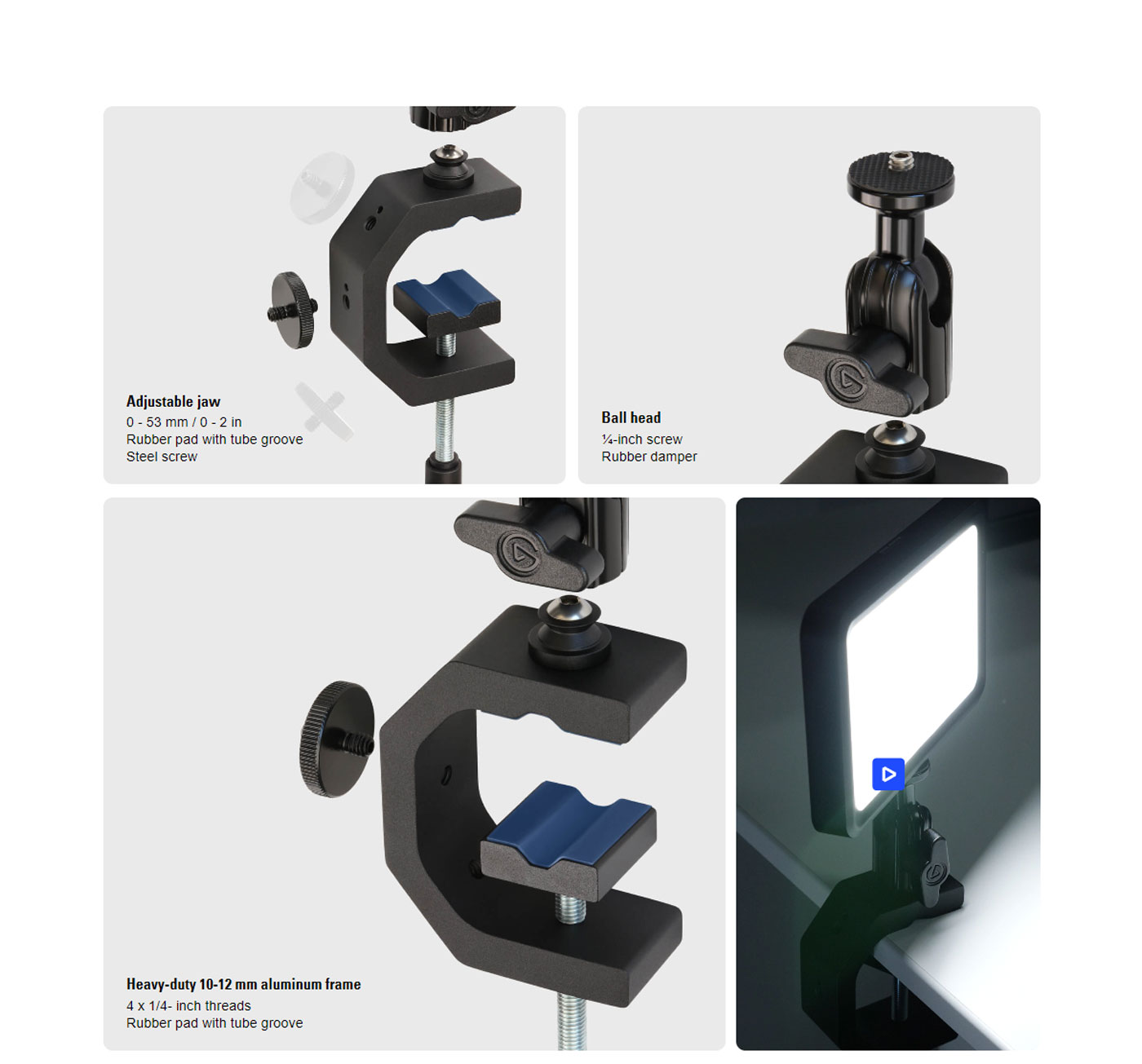 Corsair Elgato 10AAQ9901 Heavy Clamp Professional Mount | Evetech