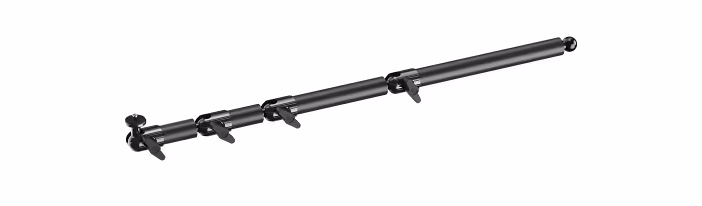 Corsair Elgato Multi Mount Flex Arm Kit extended with its four steel sections
