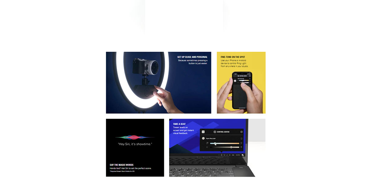 Corsair Elgato Ring Light in Desktop View