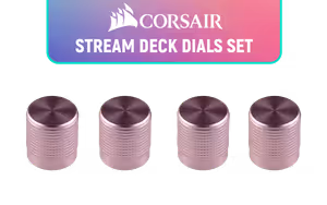 Corsair Elgato Stream Deck Dials Set Pink - Image 1