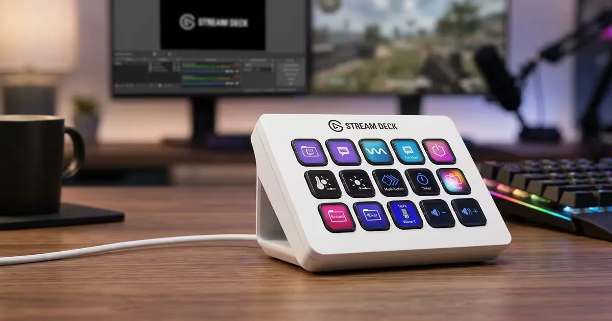 Corsair Elgato Stream Deck MK.2 Studio Controller — 15 Keys | Evetech
