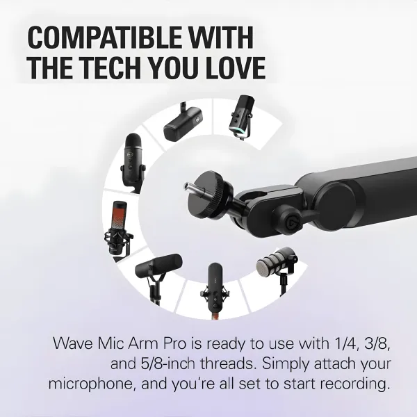 Corsair Elgato Wave Mic Arm Pro Black - Optimize Your Streaming
