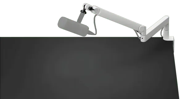 Corsair Elgato Wave Mic Arm Pro White — 360° Rotating Mic Arm