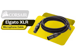 Corsair Elgato 10CAL9901 Shielded XLR Microphone Cable 10ft - image 1