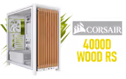Corsair FRAME 4000D WOOD RS Case - White/Oak - image 1