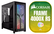 Corsair FRAME 4000X RS Mid-Tower PC Case - Black